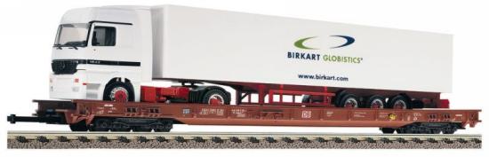 8-axled low-floor car for heavy goods vehicle transport "Rolling Road" type Saadkms.690<br /><a href='images/pictures/Fleischmann/5277.jpg' target='_blank'>Full size image</a>